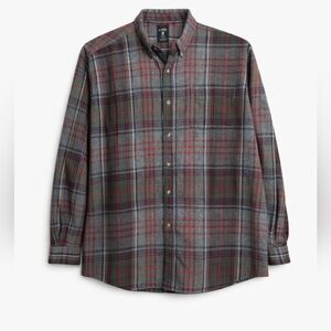 RedHead 2XL Plaid Flannel Button Down Shirt Green Red